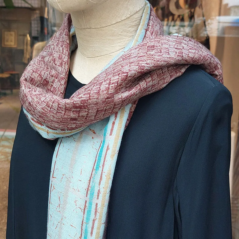Ana Maison/Printed Silk Scarf (2 Styles)