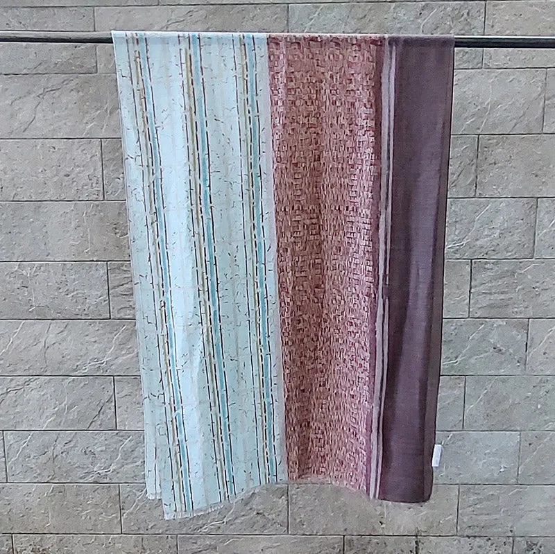 Ana Maison/Printed Silk Scarf (2 Styles)