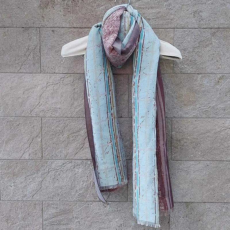 Ana Maison/Printed Silk Scarf (2 Styles)