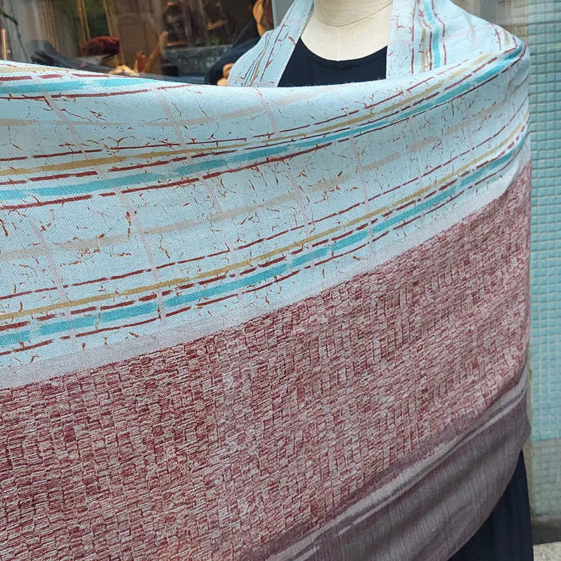Ana Maison/Printed Silk Scarf (2 Styles)