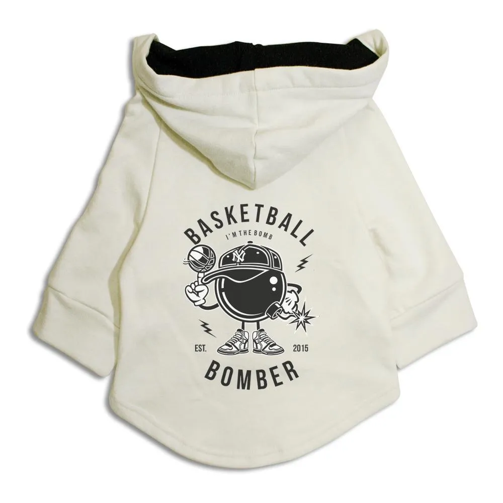 Basketball Bomber Dog Hoodie Jacket