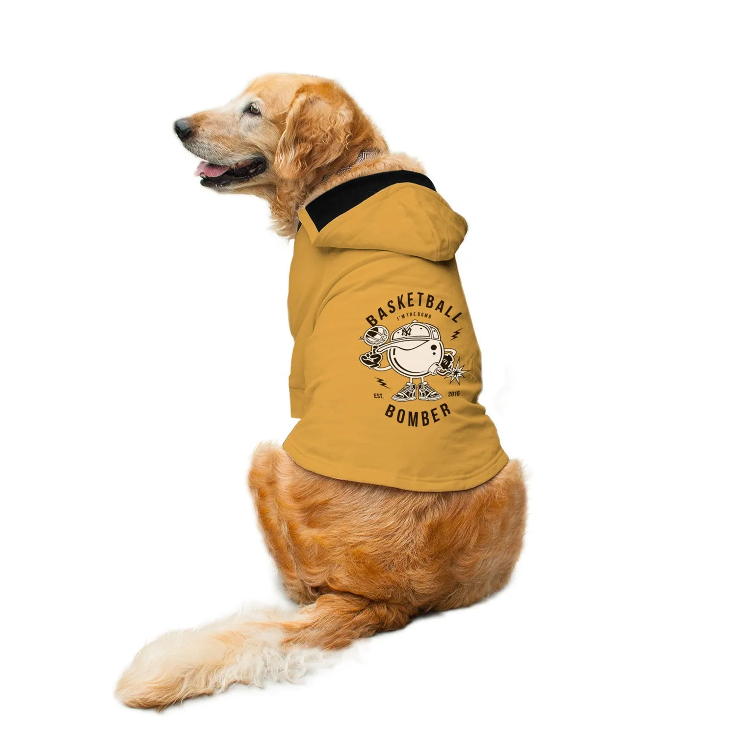 Basketball Bomber Dog Hoodie Jacket