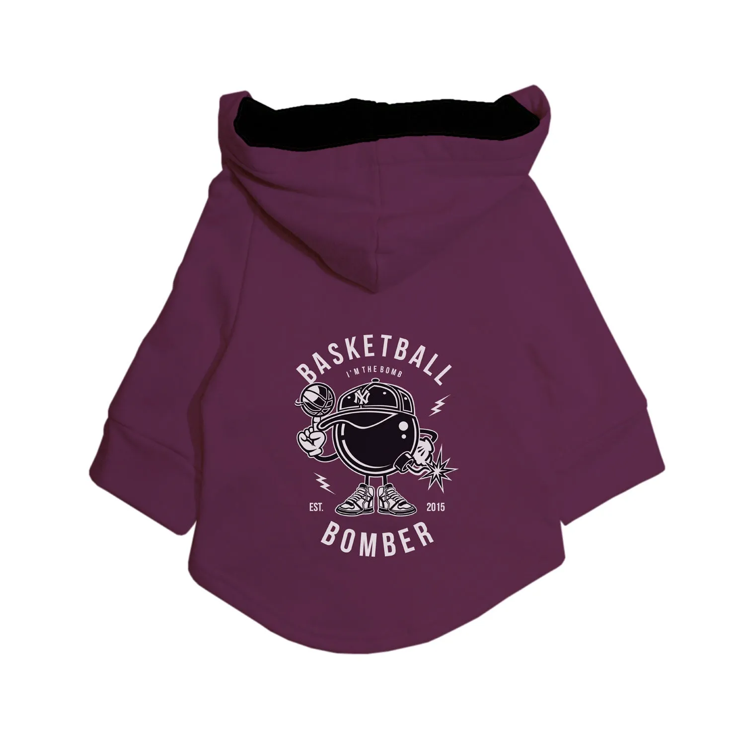 Basketball Bomber Dog Hoodie Jacket