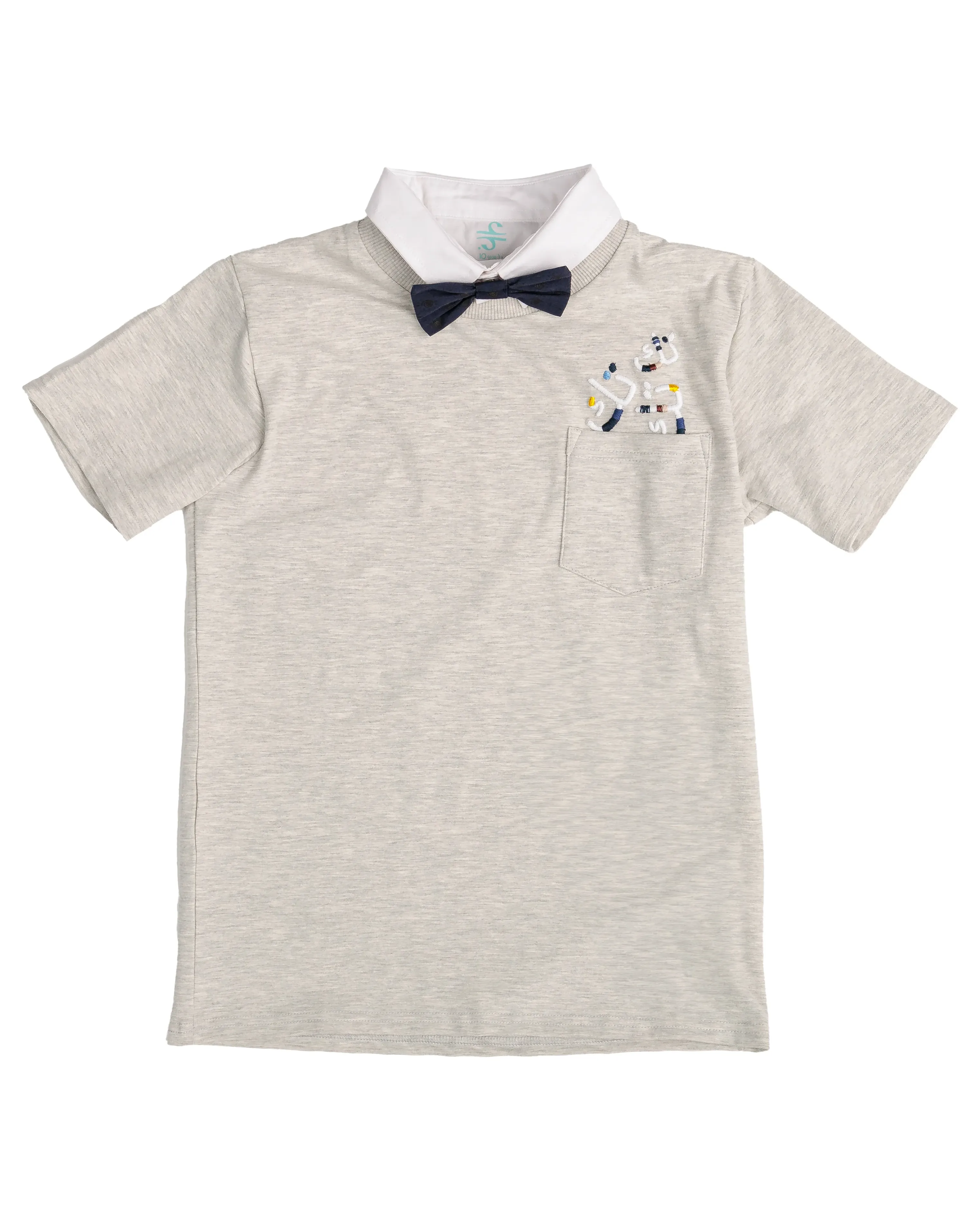 Big Boy Light Grey Polo Shirt