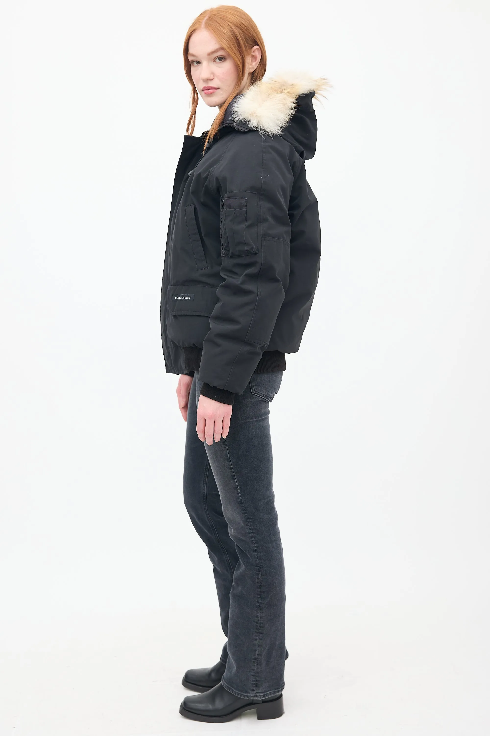 Black Down Chilliwack Heritage Bomber Jacket