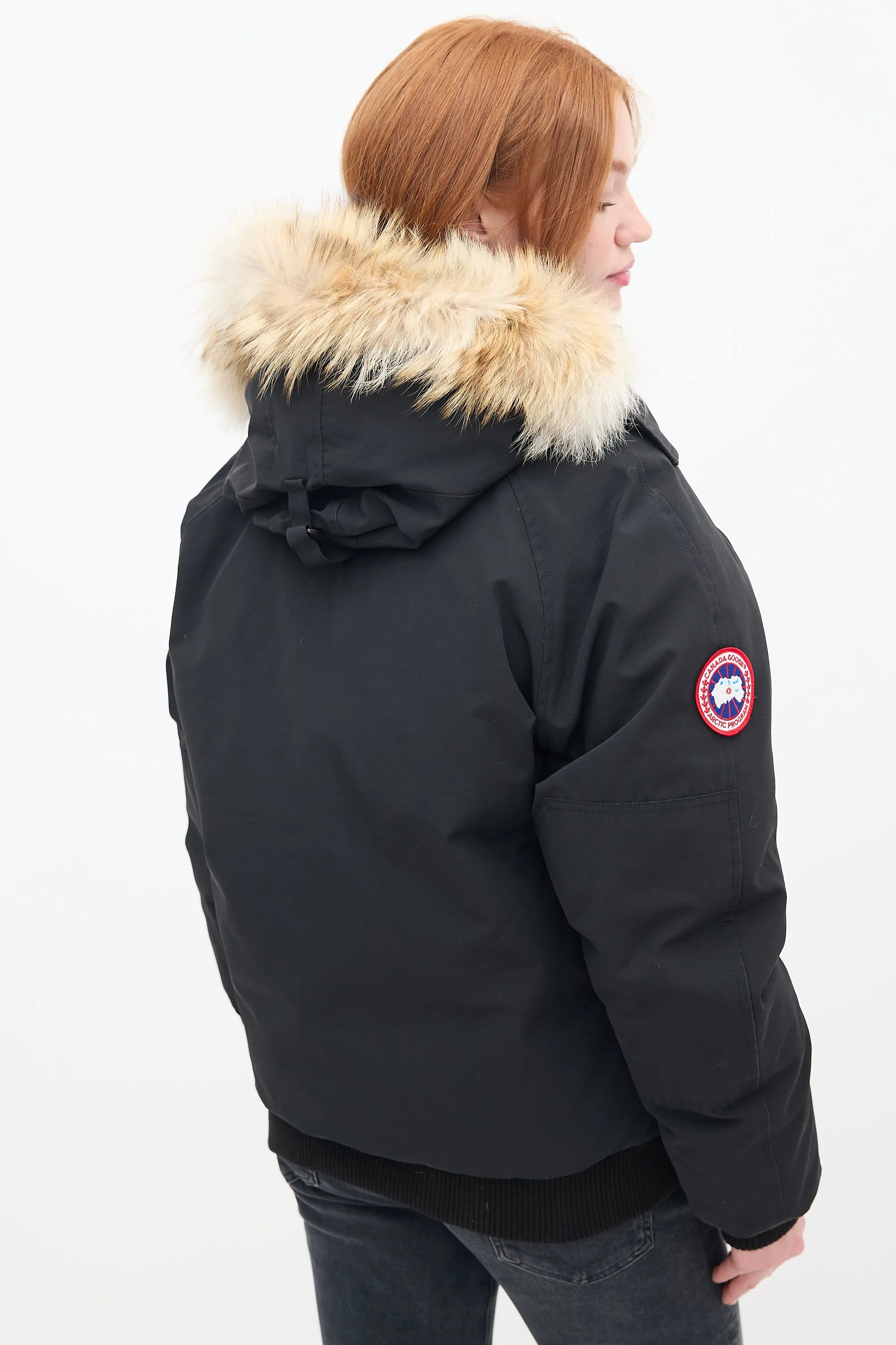 Black Down Chilliwack Heritage Bomber Jacket