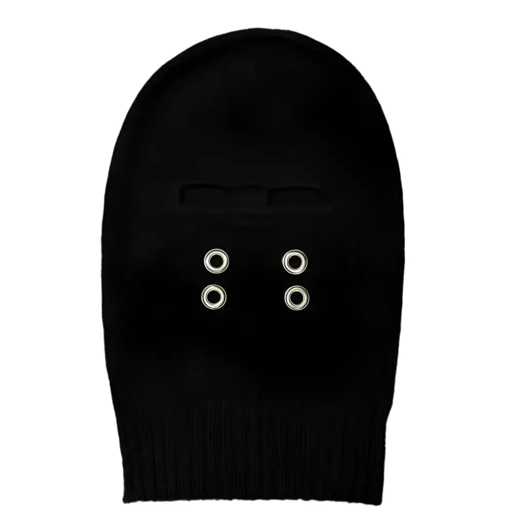 Black Knitted Balaclava