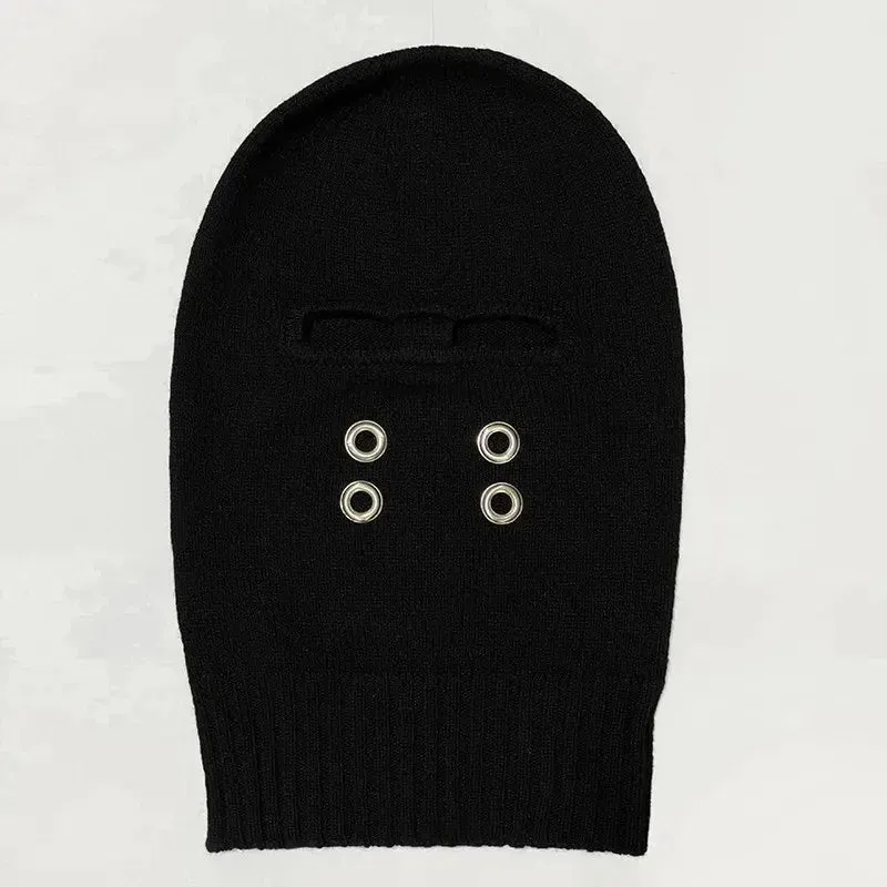 Black Knitted Balaclava