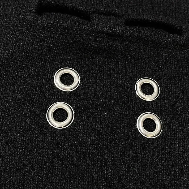 Black Knitted Balaclava