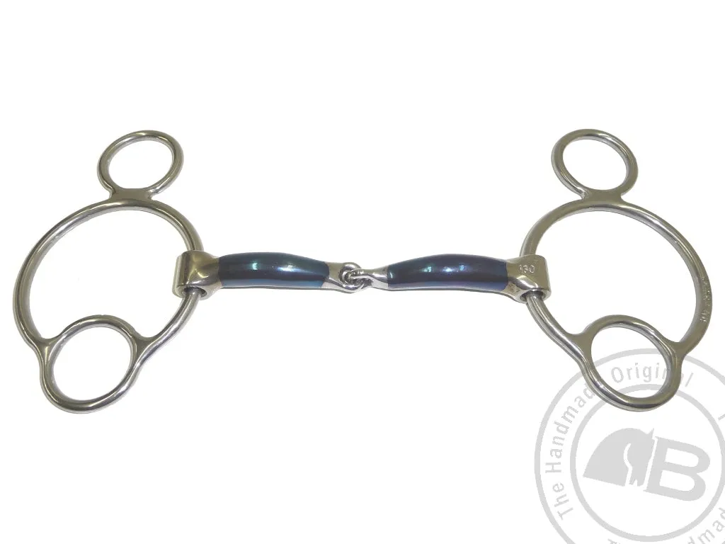 Bombers Bits 2½ Ring Lock Up | Sweet Iron Blue Bit
