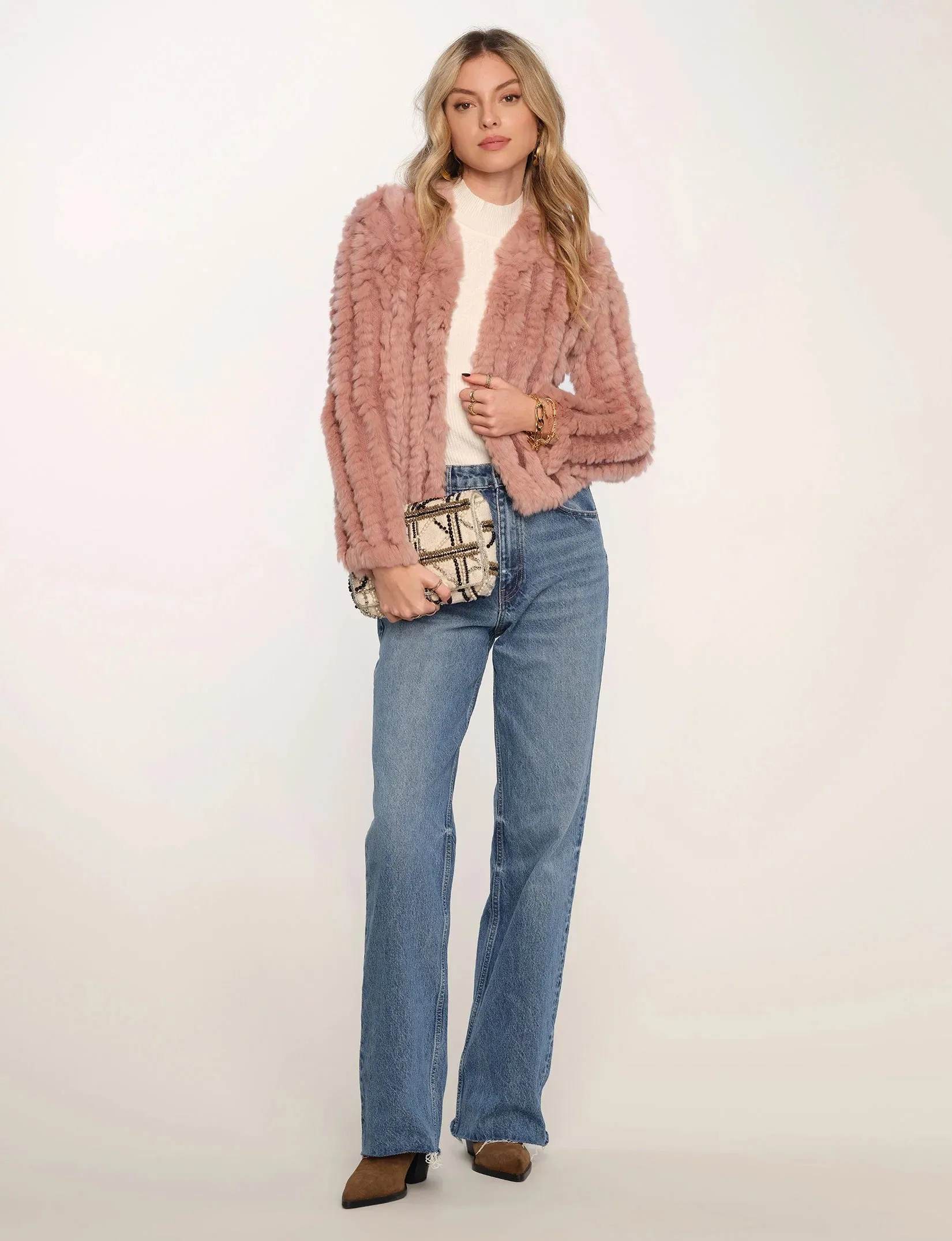 Boudoir Rosa Fur Jacket
