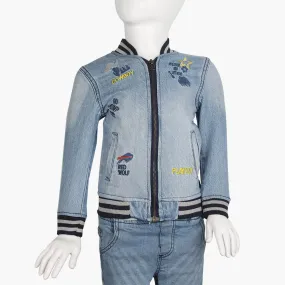 Boys Denim Jacket - Mid Blue