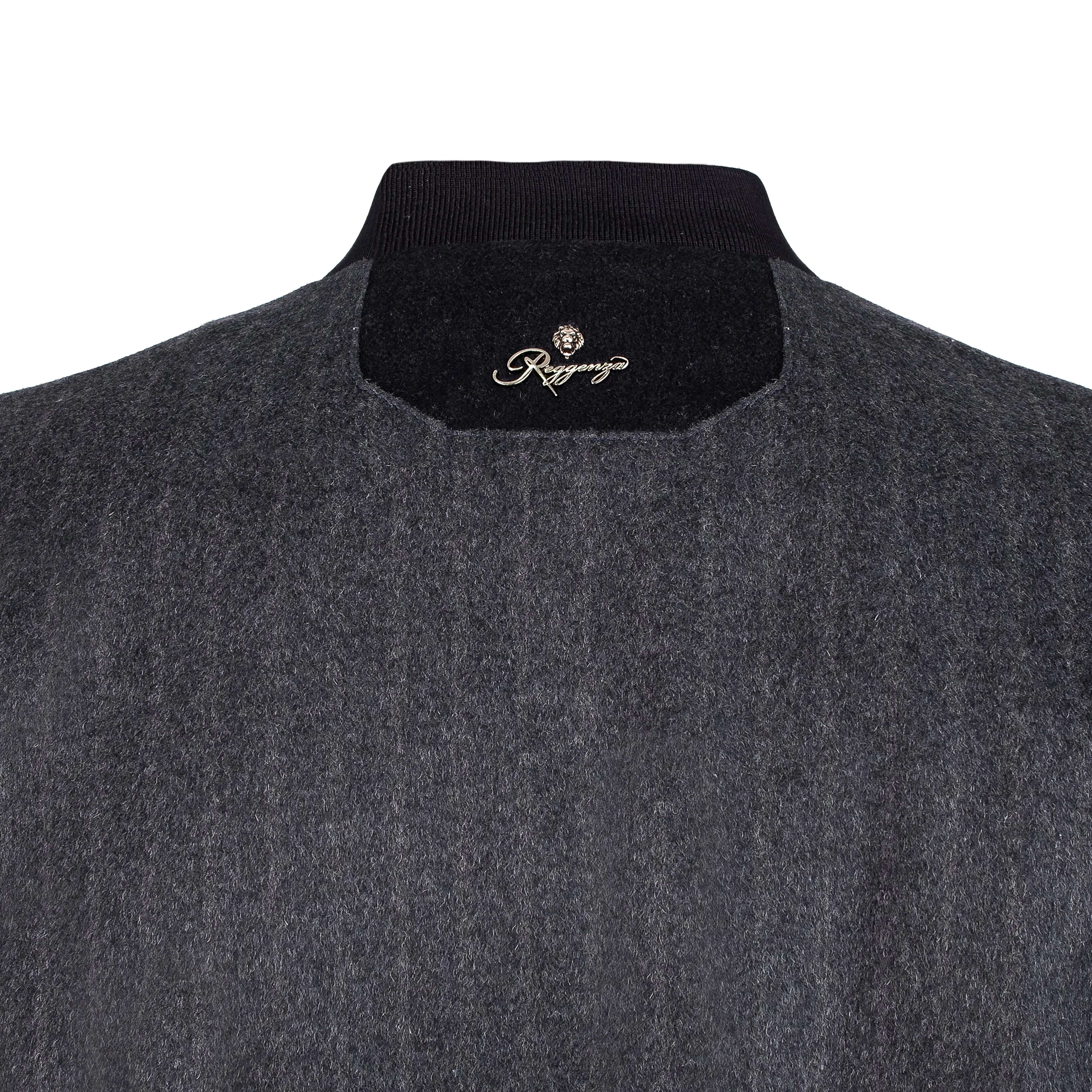 CASHMERE SRIPE BOMBER JACKET