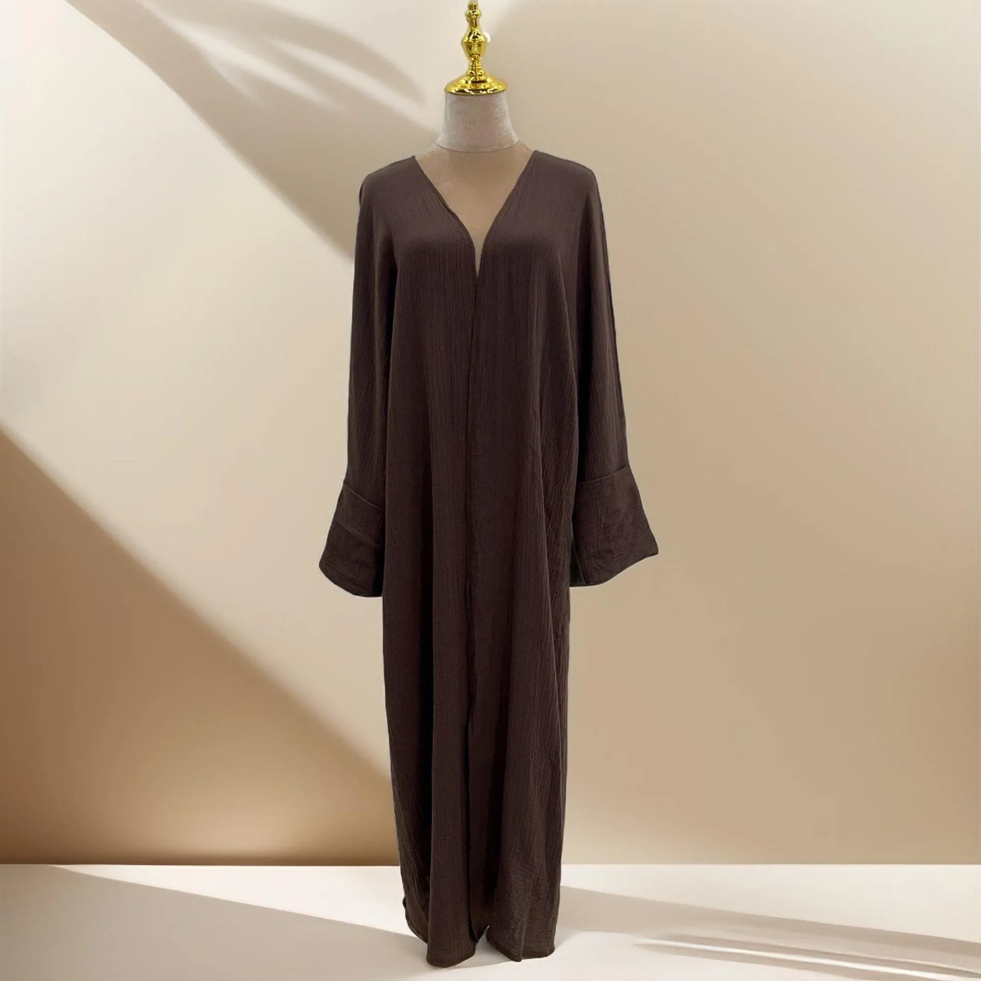 Casual cardigan abaya and Pants Set