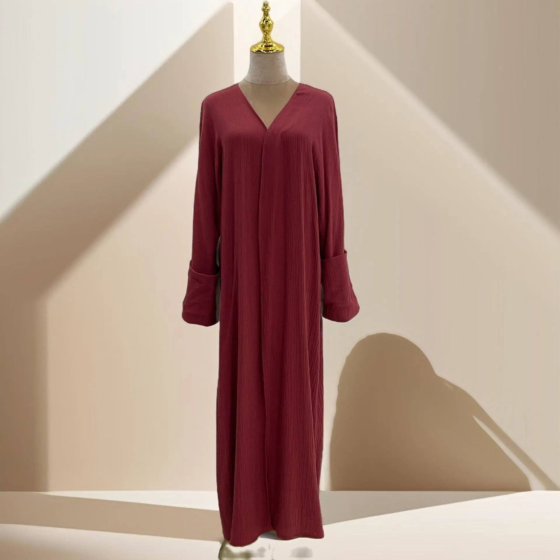 Casual cardigan abaya and Pants Set