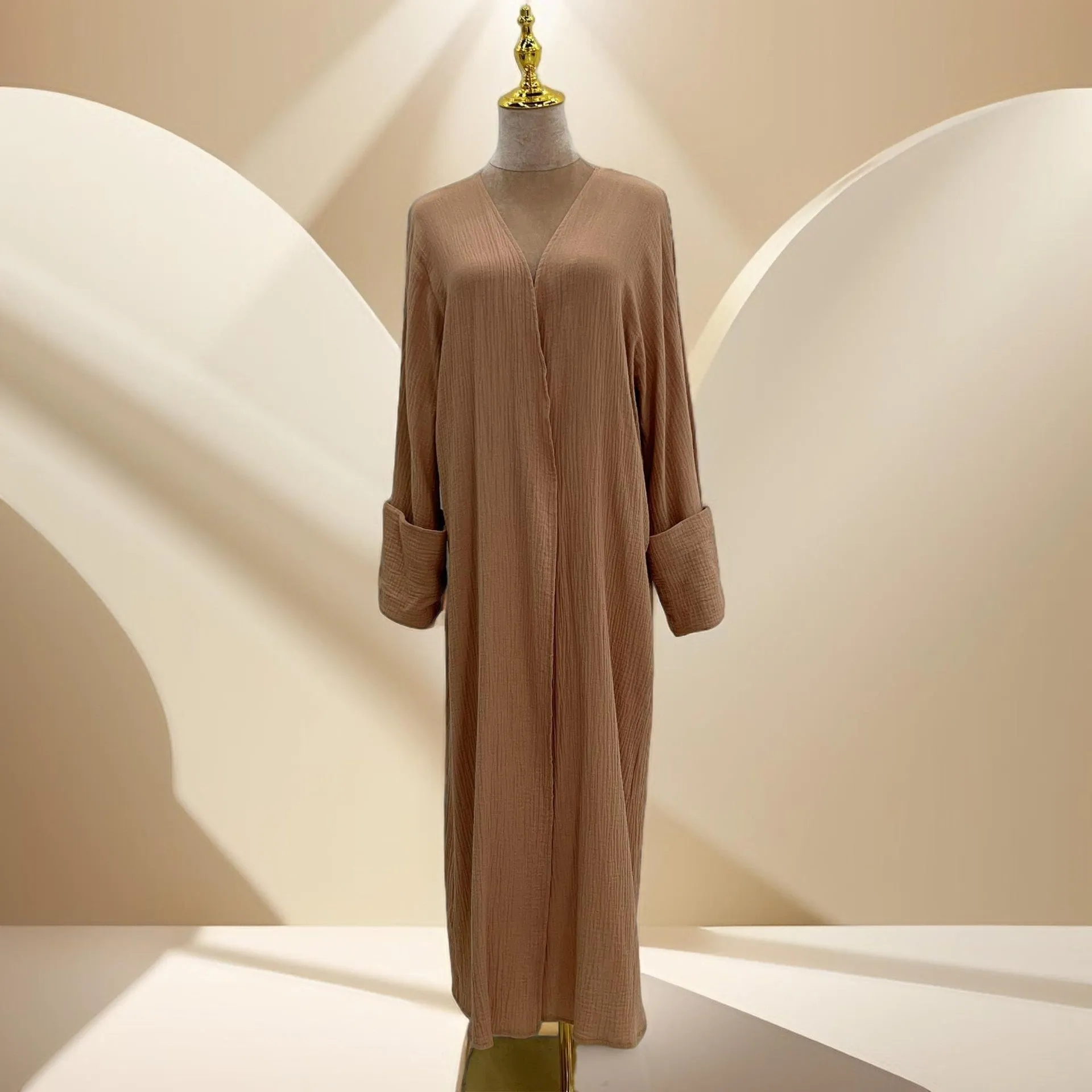 Casual cardigan abaya and Pants Set