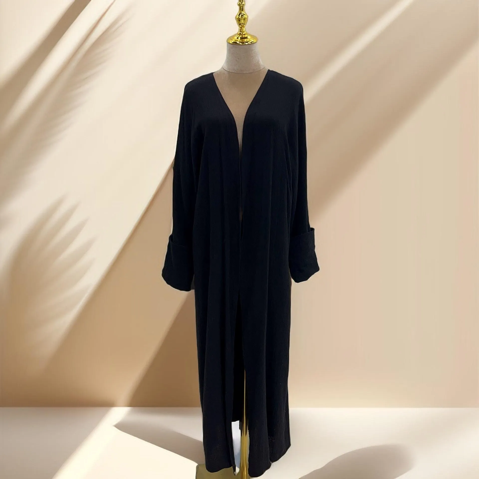 Casual cardigan abaya and Pants Set
