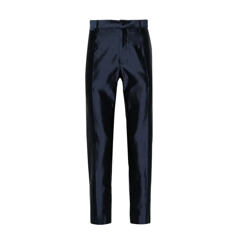 Classic British Style Slim-Fit Pants