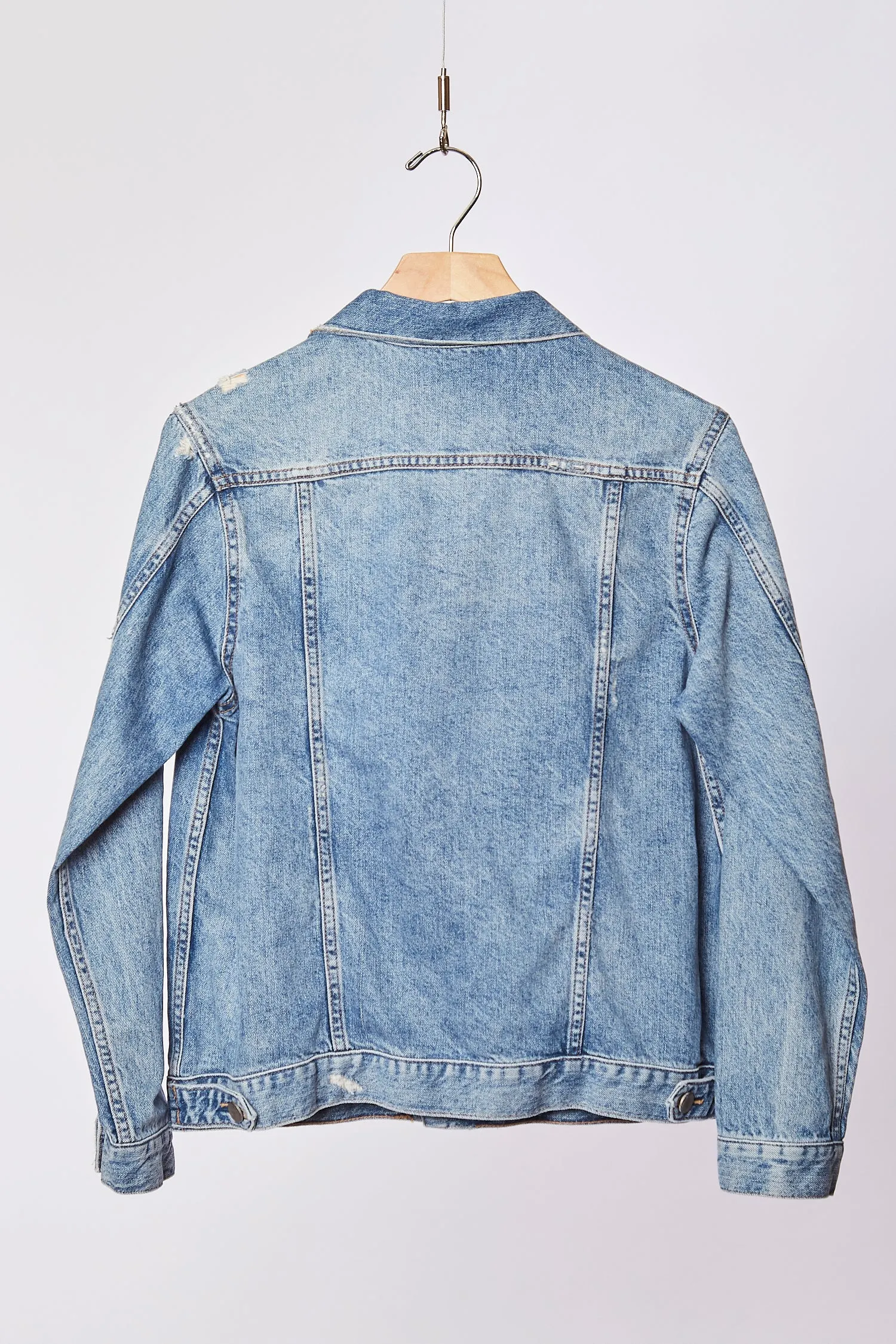CLYDE CROPPED CLASSIC JEAN JACKET DOMINGO