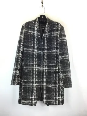 Coat Peacoat By Express In Black & White, Size: M