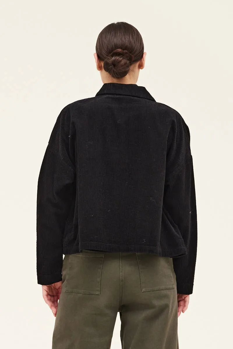 Cropped Corduroy Jacket
