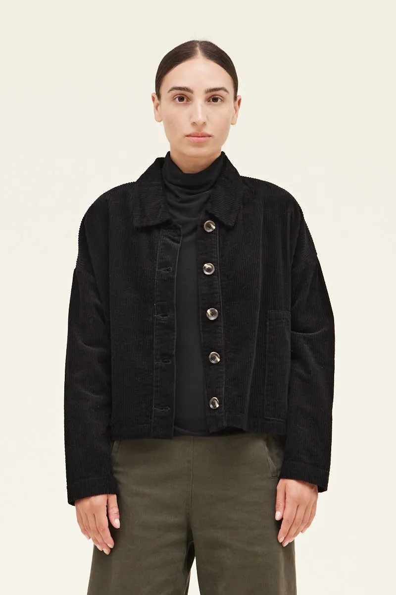 Cropped Corduroy Jacket
