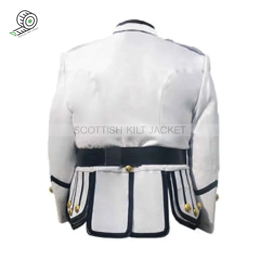 Custom Military Doublet Jacket In White