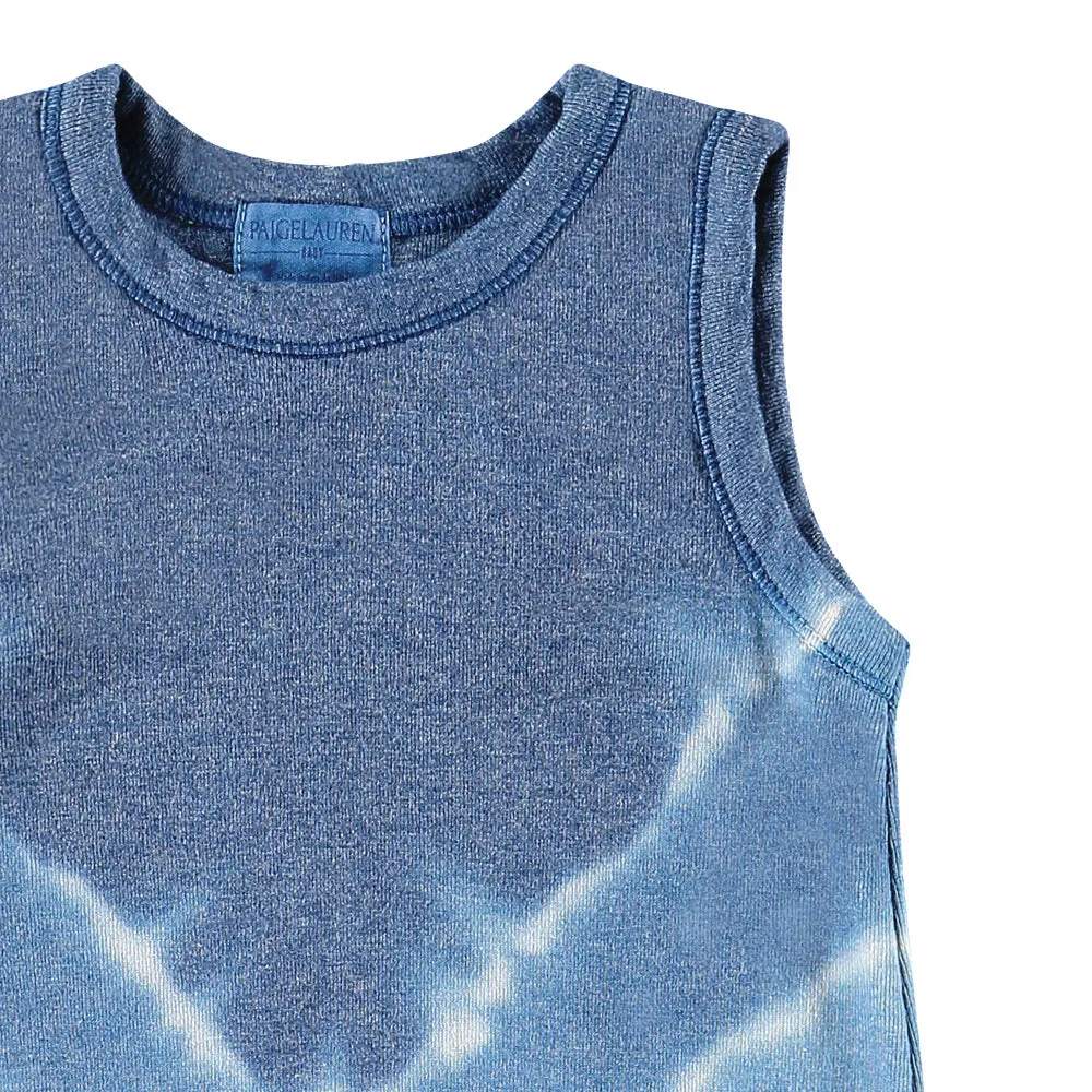 Eco-Rib Tie Dye Tank Overall