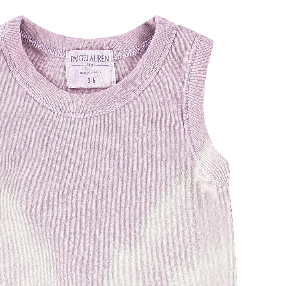 Eco-Rib Tie Dye Tank Overall