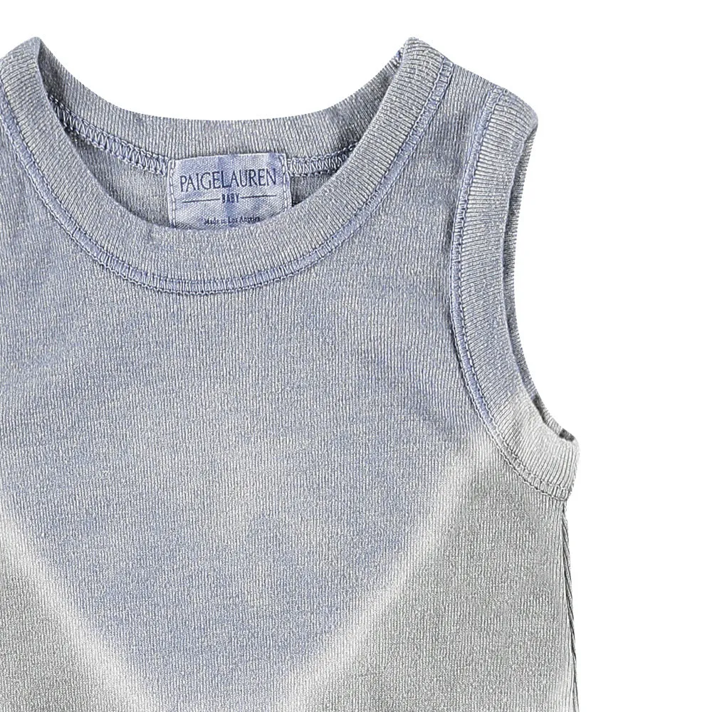 Eco-Rib Tie Dye Tank Overall