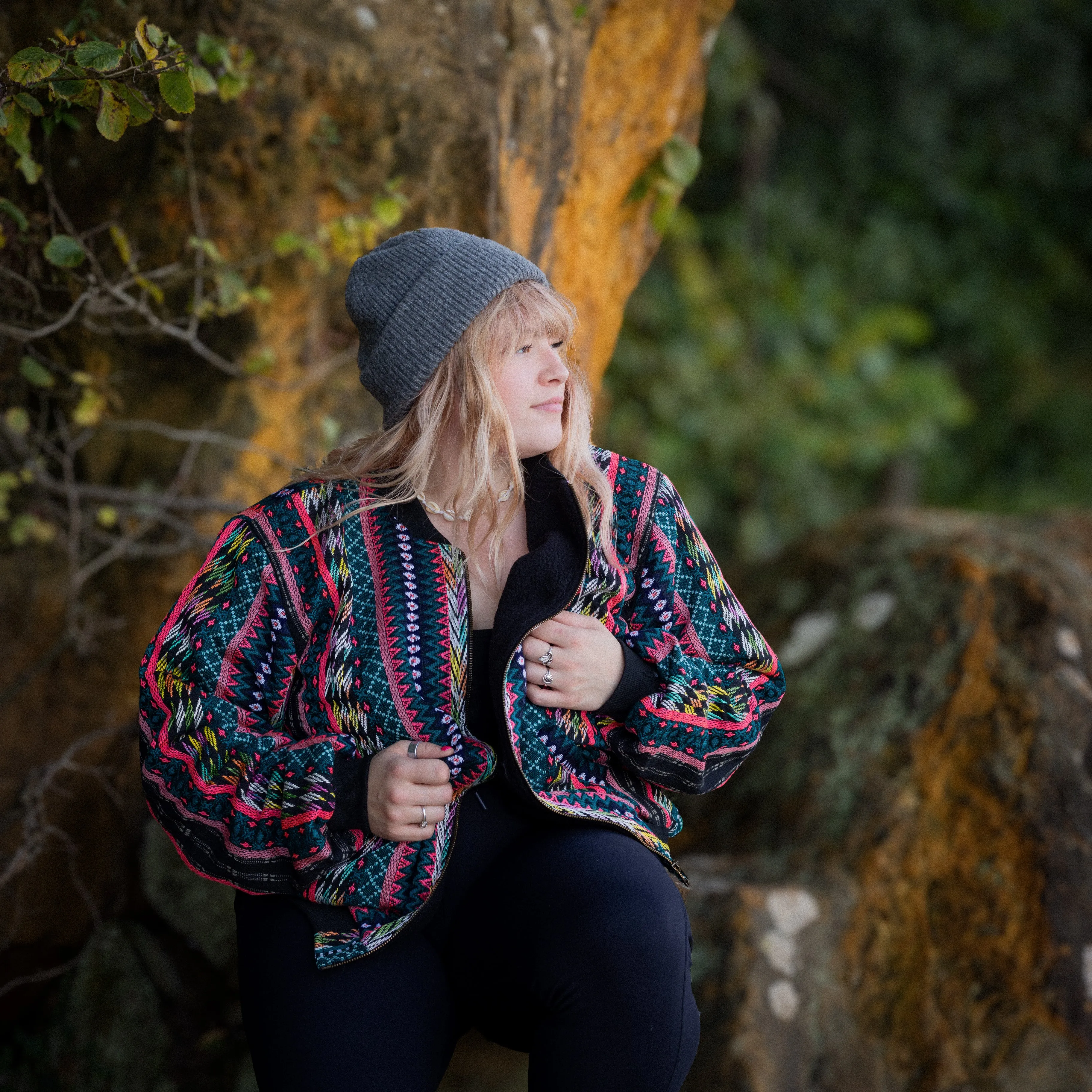 Embroidered Bomber Jacket | Ex Display - Size S