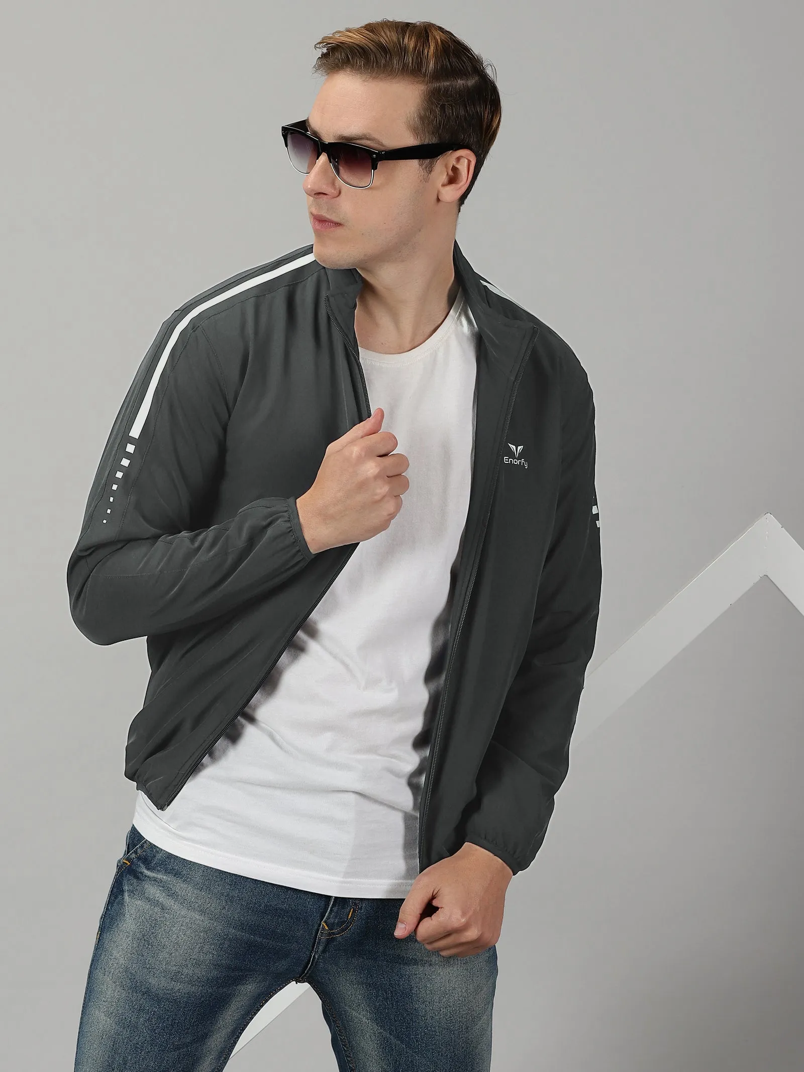 ENORFY Men Sporty Bomber Jacket