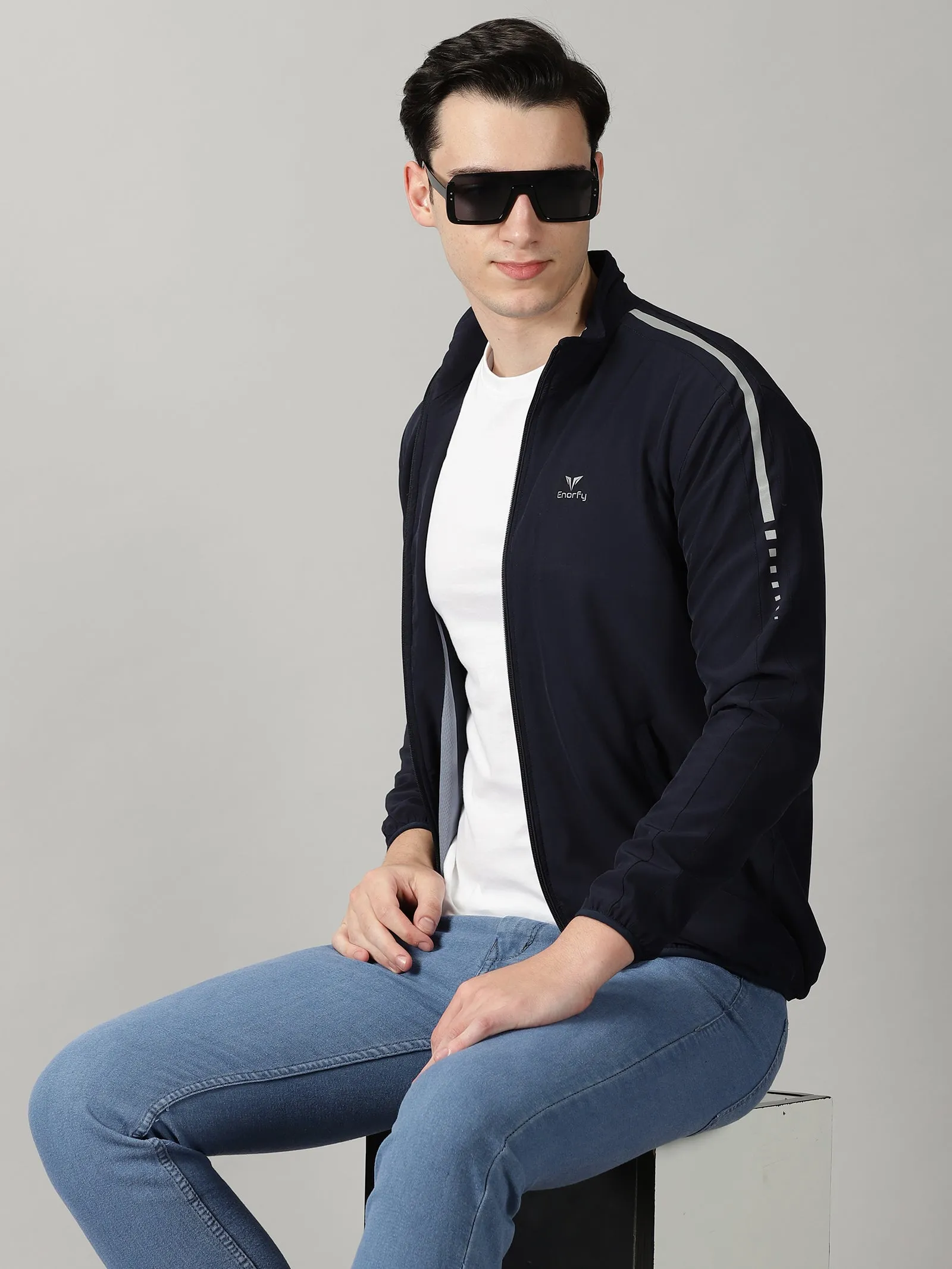 ENORFY Men Sporty Bomber Jacket