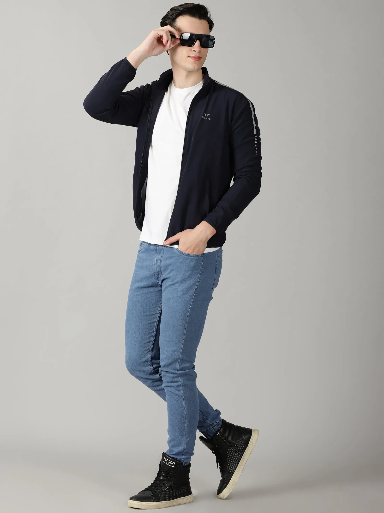 ENORFY Men Sporty Bomber Jacket