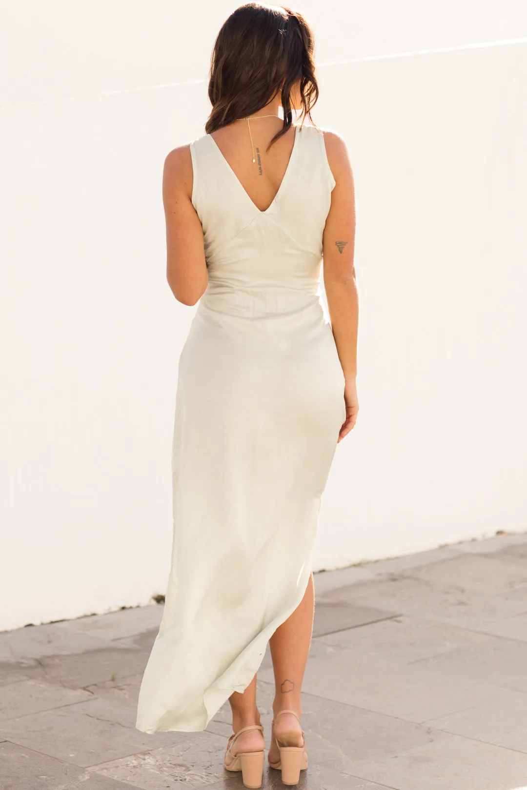 Esme Slip Dress Seafoam
