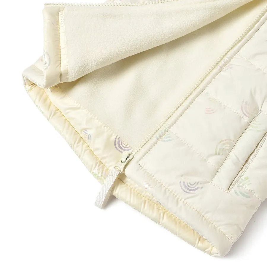 Farm Friends White Winter Jacket