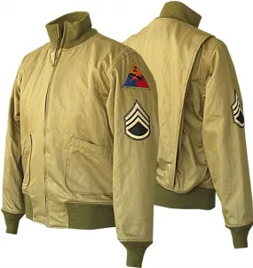Fury Unleashed: Embody Brad Pitt's Spirit as a US Army Tanker in a WW2 Military-Inspired Cotton Bomber Jacket for Men