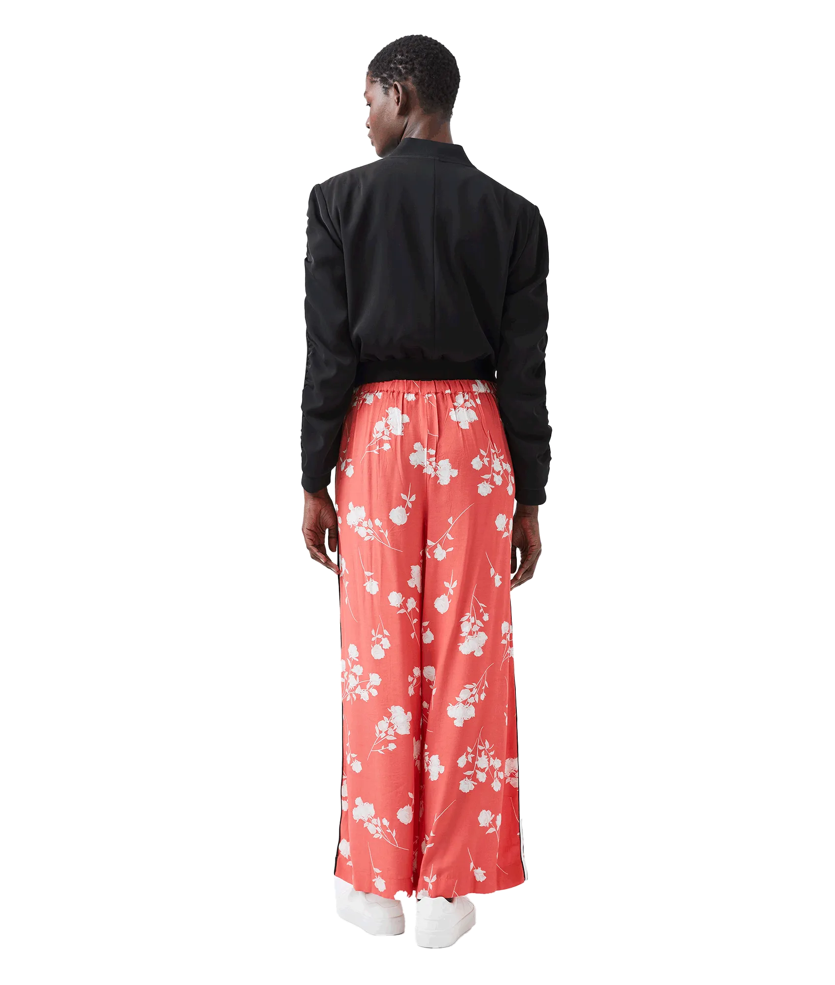 Harrie Suiting Bomber Jacket - Black