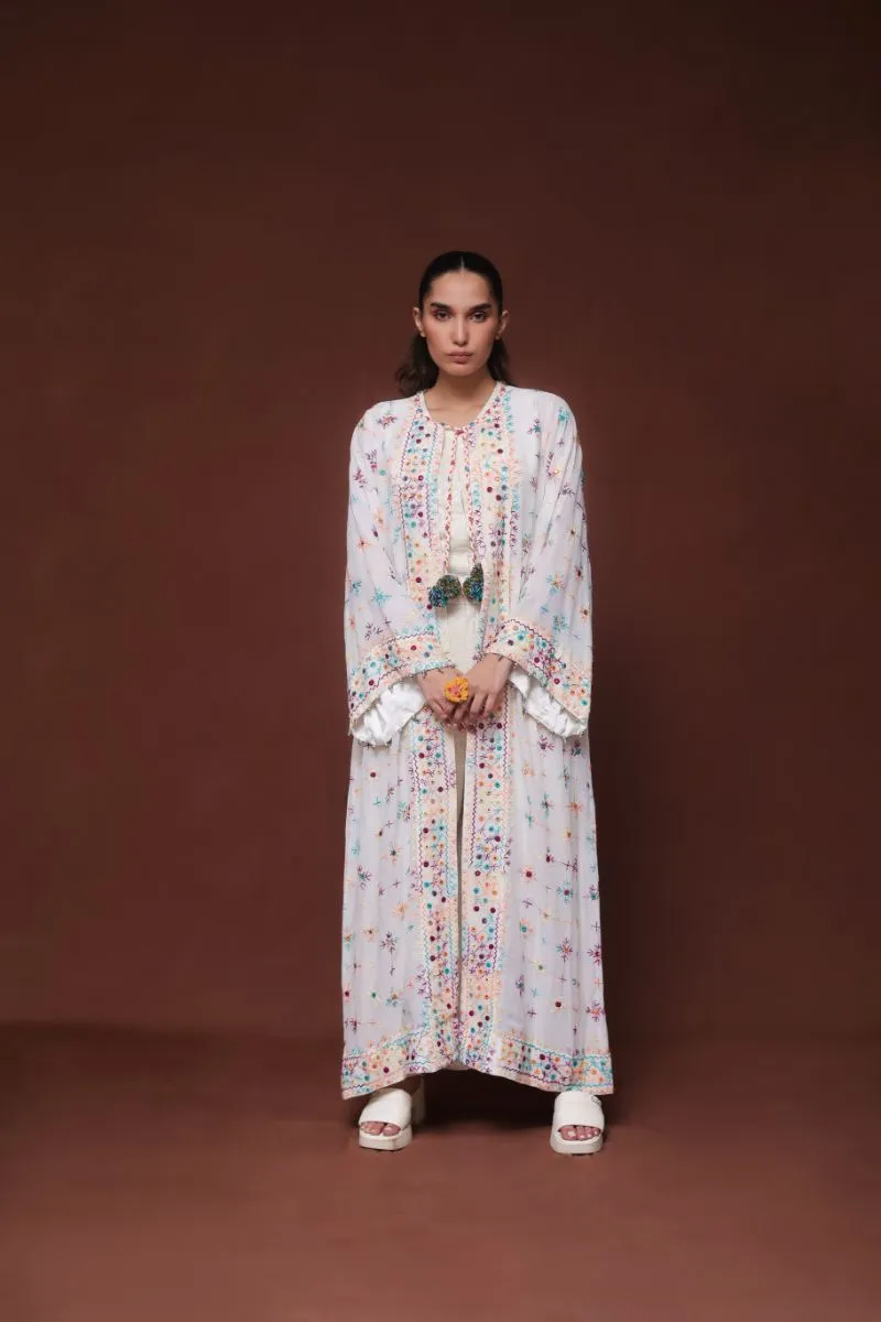 Huma Adnan - Mahgul
 - White - Chiffon - 1 Piece