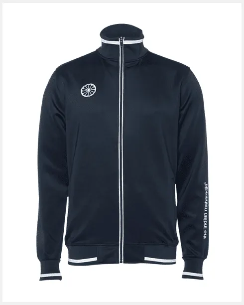 Indian Maharadja Men Knitted Jacket Navy