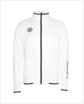 Indian Maharadja Men Knitted Jacket White