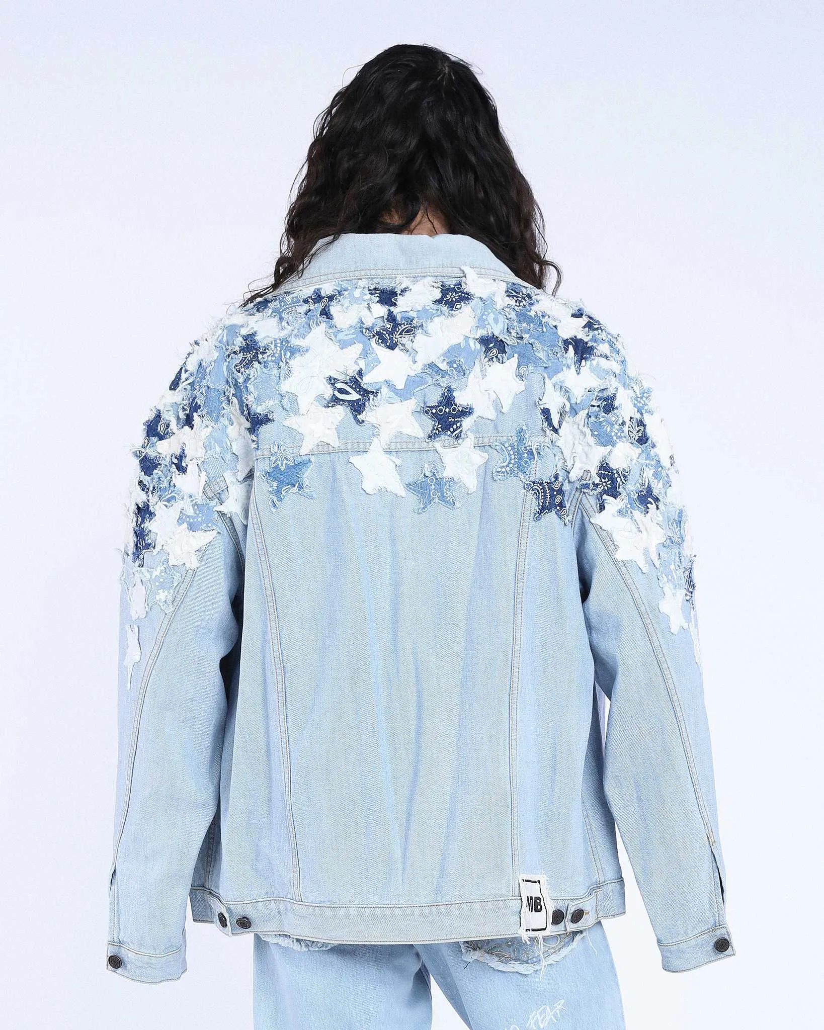 Jacket Over Patchwork Stars