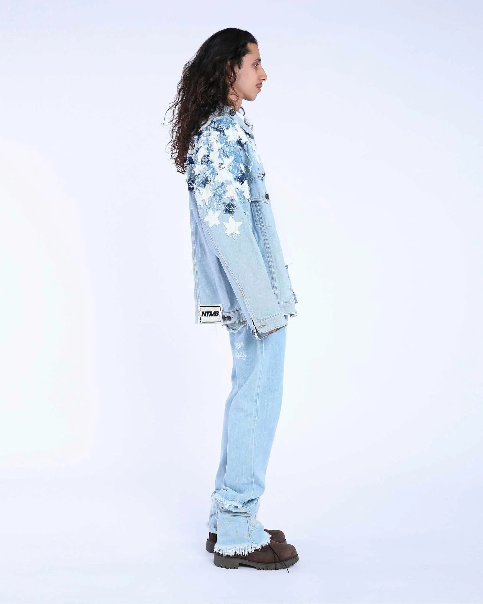 Jacket Over Patchwork Stars
