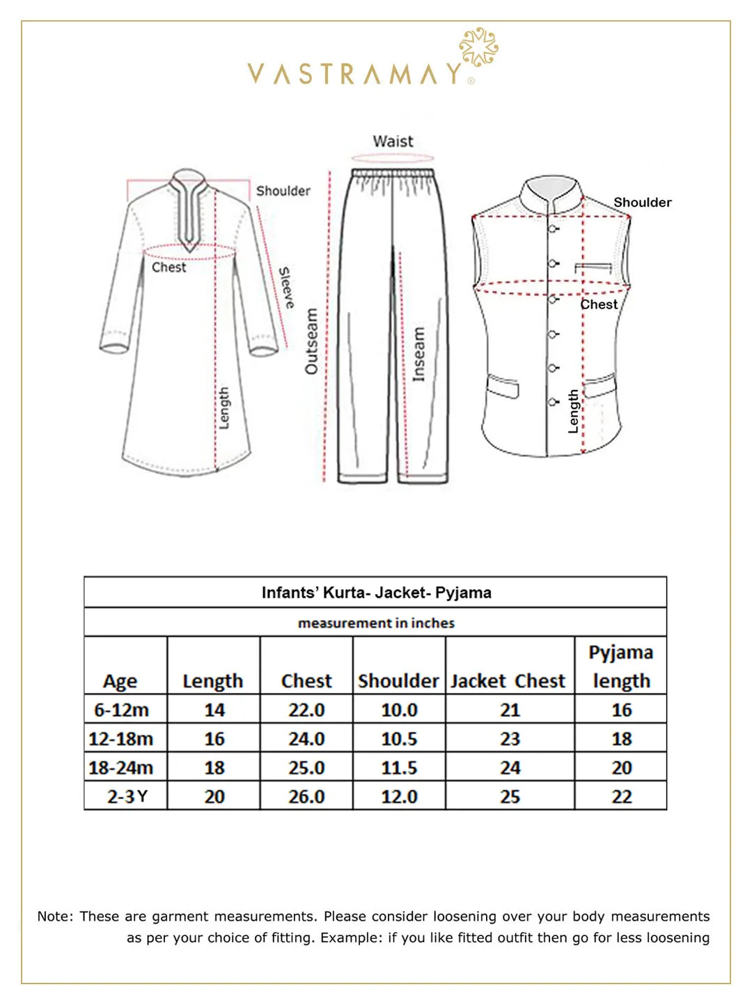 Jashvi Boy's Blue Printed Kurta with Rose Gold Pyjamas & Nehru Jacket