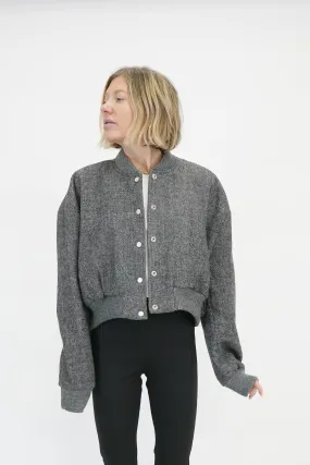 JOAKIM OVERSIZED CROPPED BOMBER