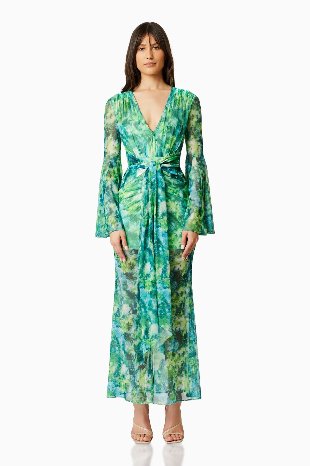 JONQUIL DRESS - GREEN MULTI