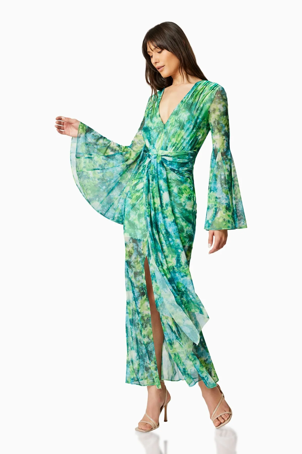 JONQUIL DRESS - GREEN MULTI