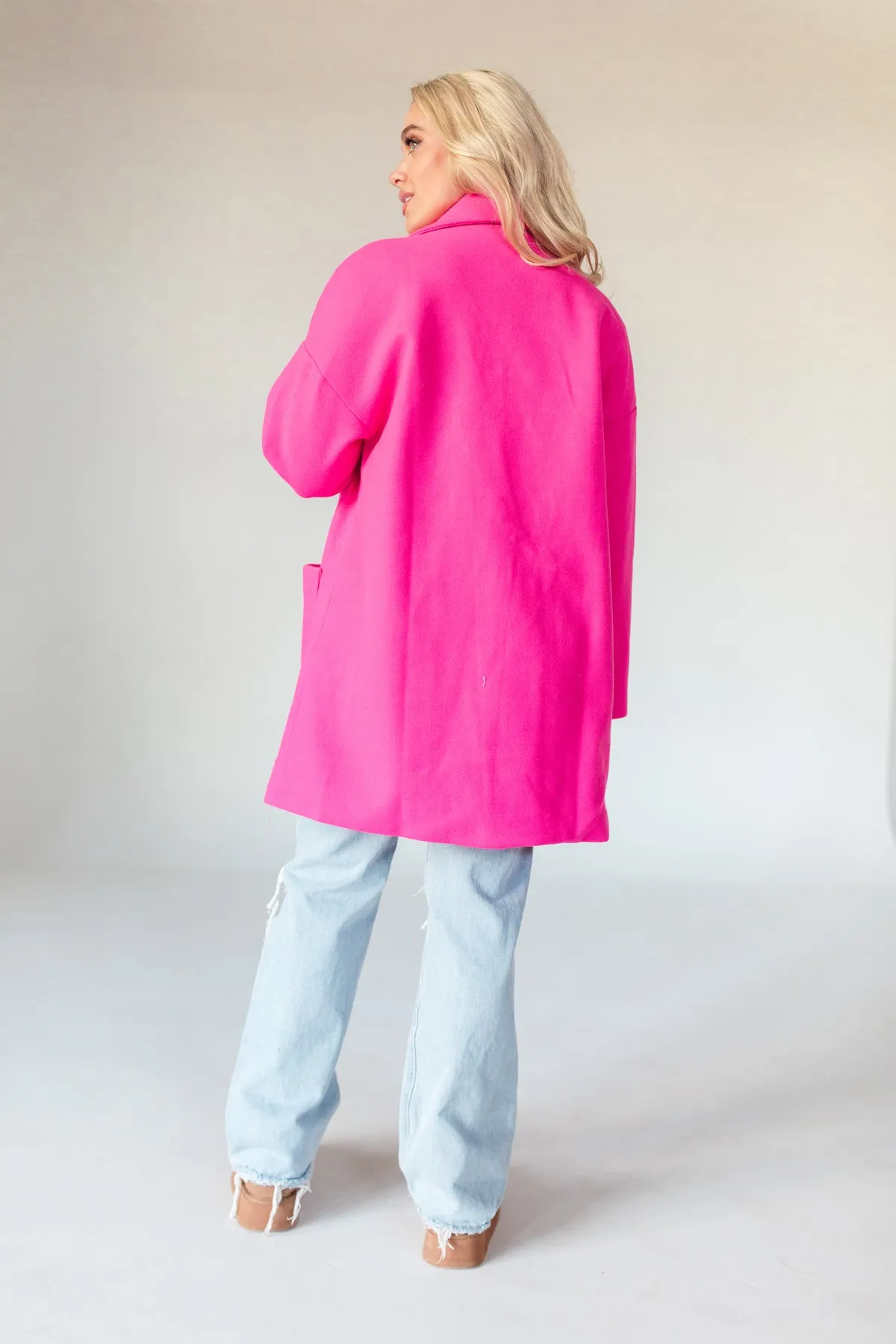 Katherine Fuchsia Peacoat