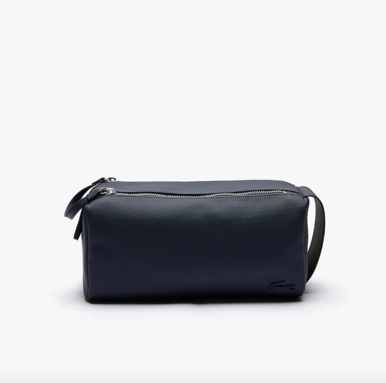 Lacoste Classic Leather Toilet Kit - Peacoat