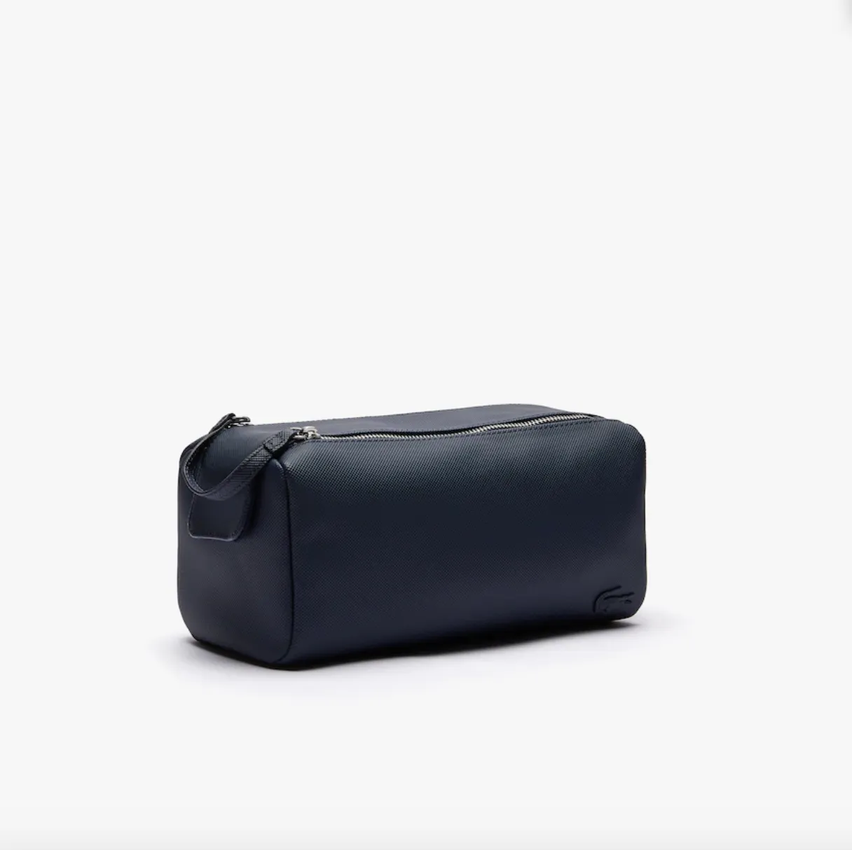 Lacoste Classic Leather Toilet Kit - Peacoat